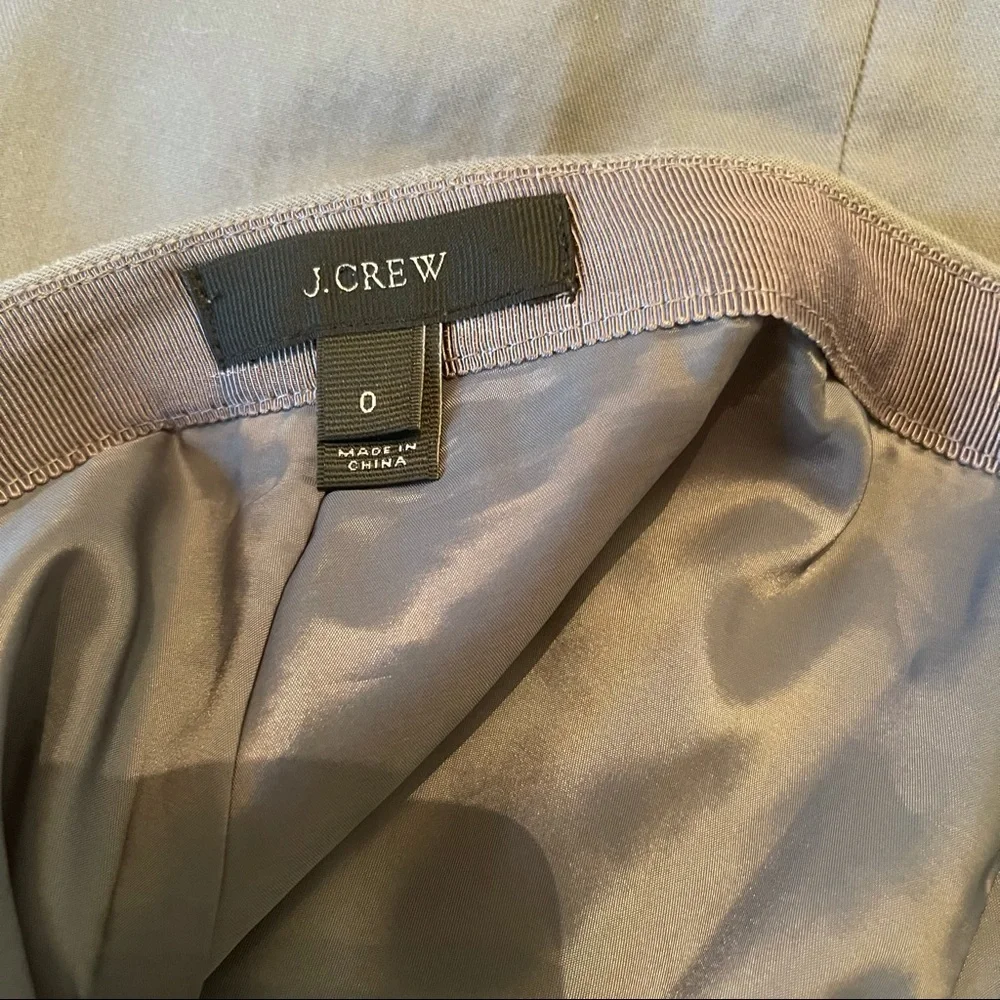 J. Crew gray pencil skirt size 0